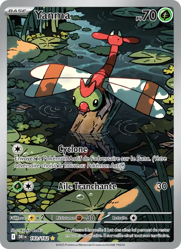 Carte Pokemon 183/182 Yanma Illustration Rare | LorenZone
