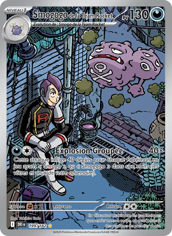 Carte Pokemon 199/182 Smogogo de la Team Rocket Illustration Rare | LorenZone