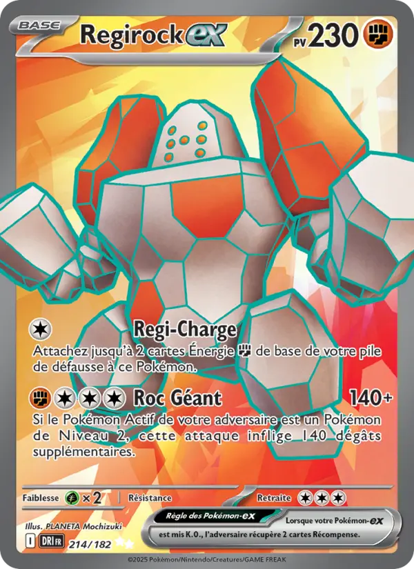 Carte Pokemon 214/182 Regirock-ex Holo | LorenZone