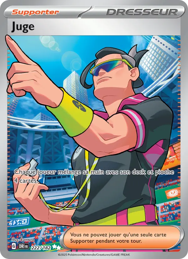 Carte Pokemon 222/182 Juge Holo | LorenZone