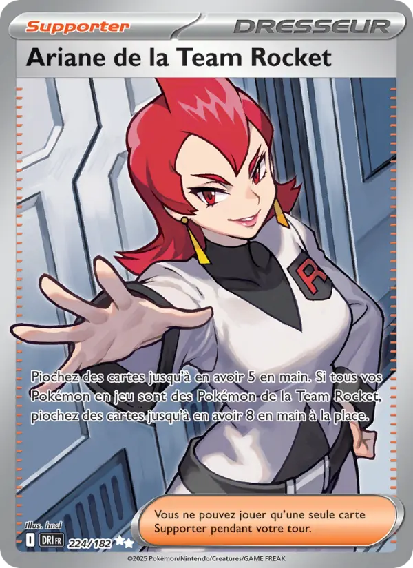 Carte Pokemon 224/182 Ariane de la Team Rocket Holo | LorenZone