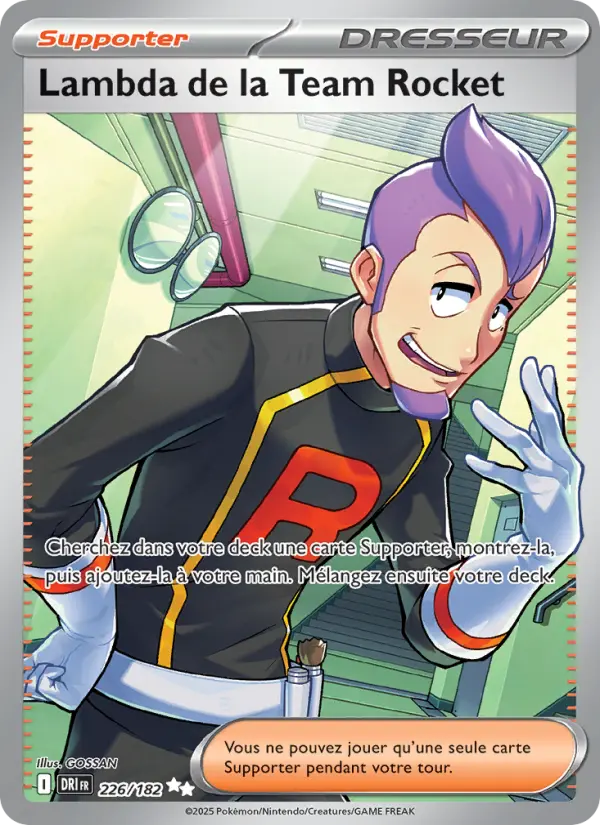 Carte Pokemon 226/182 Lambda de la Team Rocket Holo | LorenZone