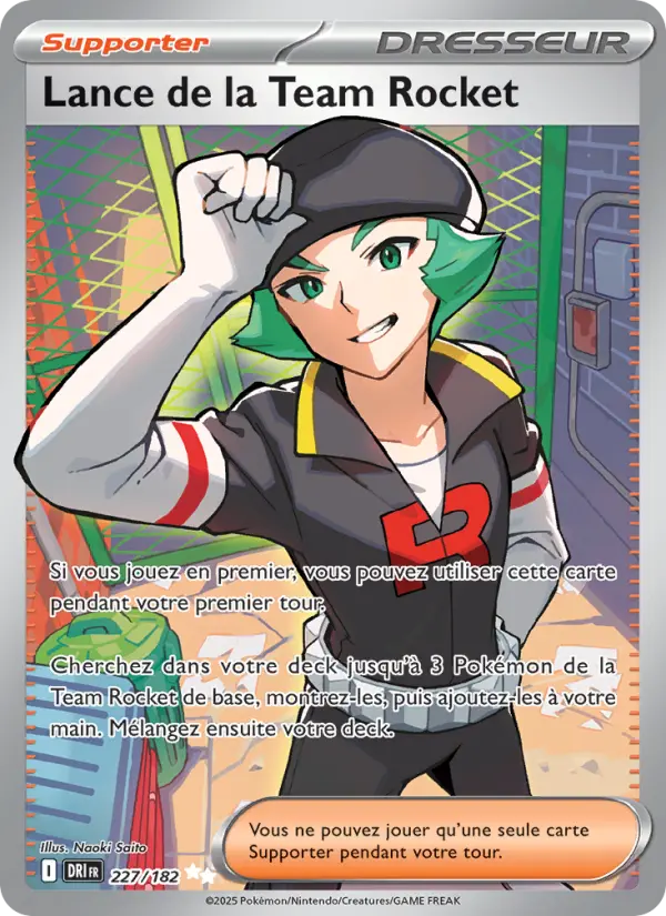 Carte Pokemon 227/182 Lance de la Team Rocket Holo | LorenZone
