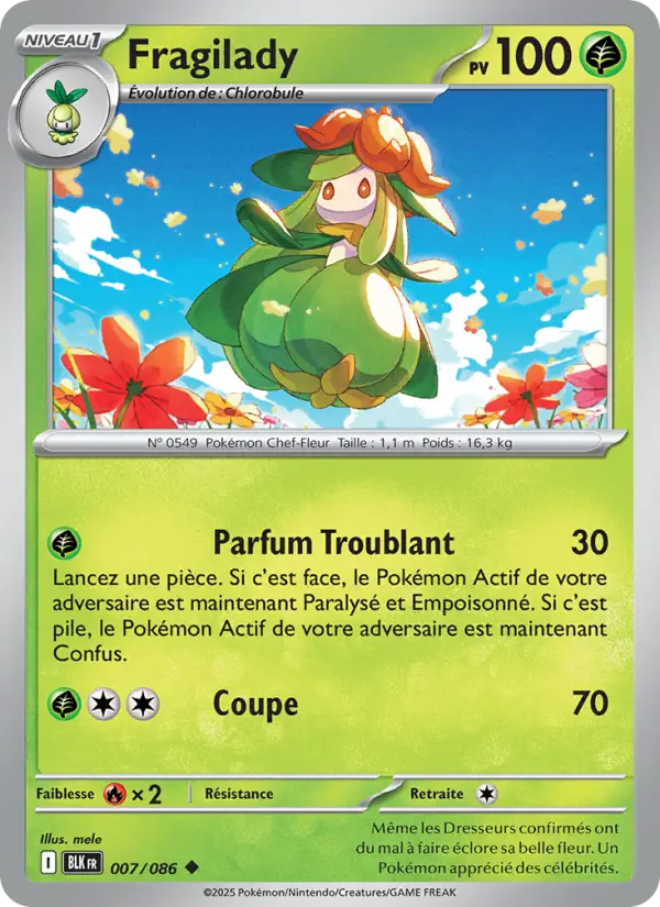 Carte Pokemon 007/086 Fragilady Reverse | LorenZone