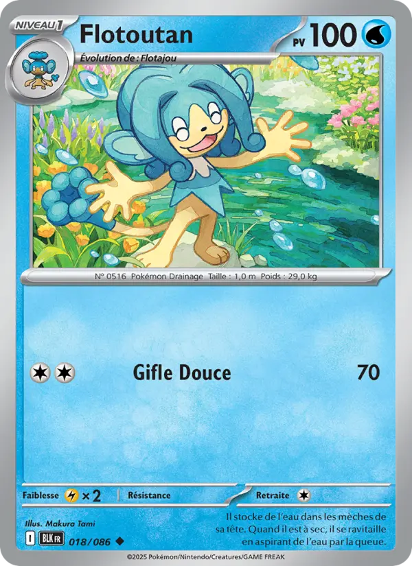 Carte Pokemon 018/086 Flotoutan Reverse | LorenZone