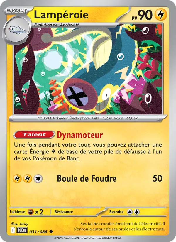 Carte Pokemon 031/086 Lampéroie Reverse | LorenZone