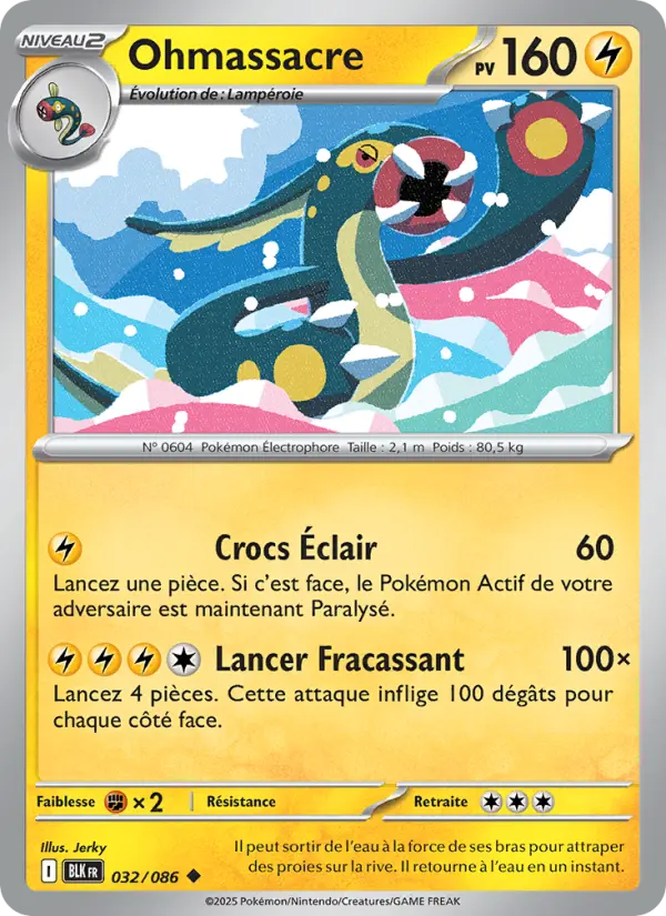 Carte Pokemon 032/086 Ohmassacre Reverse | LorenZone