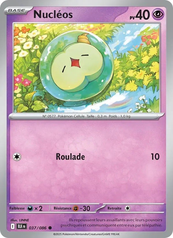 Carte Pokemon 037/086 Nucléos Reverse | LorenZone