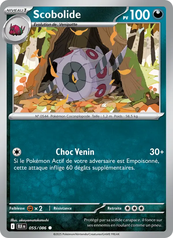 Carte Pokemon 055/086 Scobolide Reverse | LorenZone
