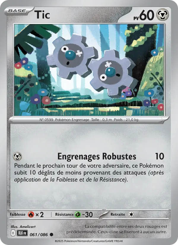 Carte Pokemon 061/086 Tic Reverse | LorenZone