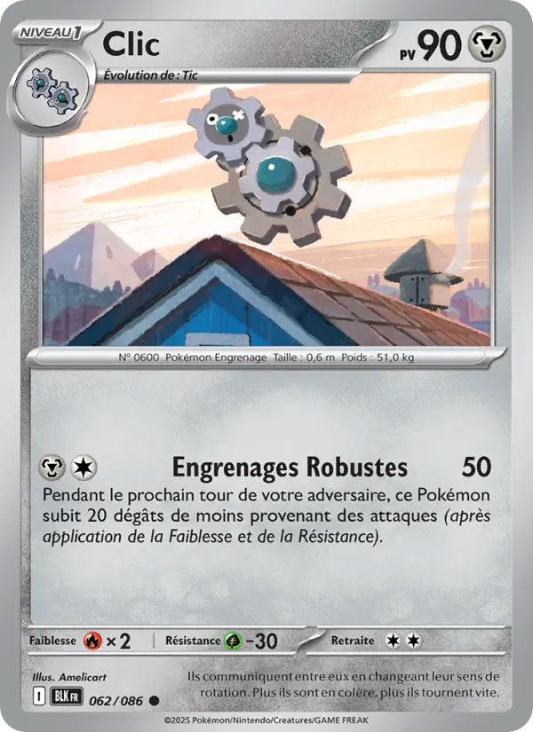Carte Pokemon 062/086 Clic Reverse | LorenZone