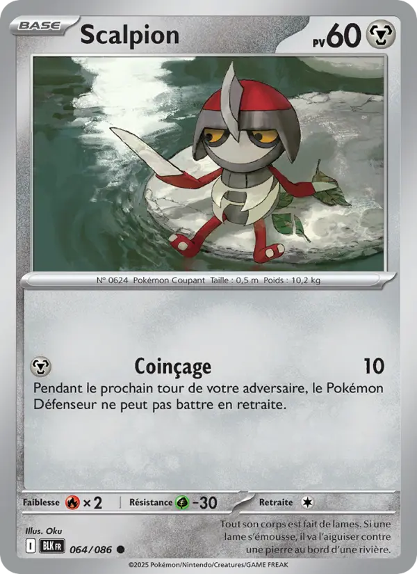 Carte Pokemon 064/086 Scalpion Reverse | LorenZone