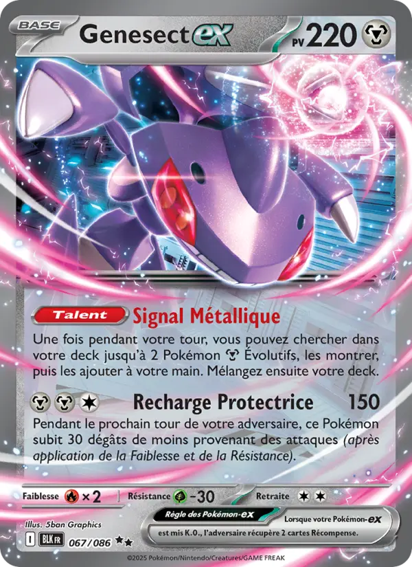 Carte Pokemon 067/086 Genesect-ex Holo | LorenZone