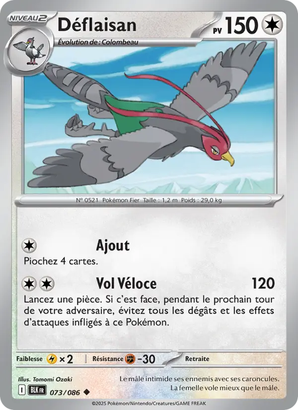 Carte Pokemon 073/086 Déflaisan Reverse | LorenZone