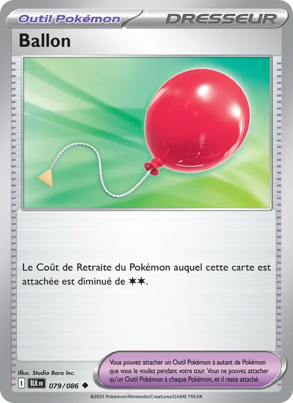 Carte Pokemon 079/086 Ballon Reverse | LorenZone