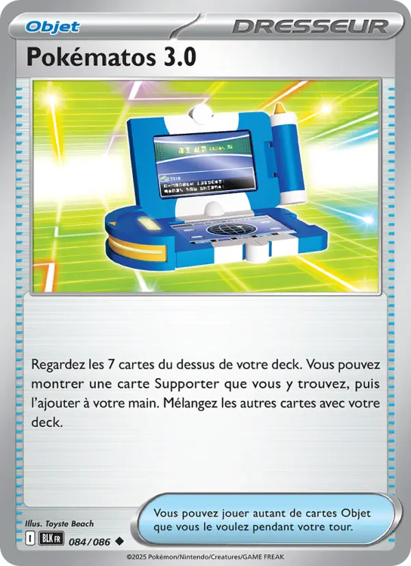 Carte Pokemon 084/086 Pokématos 3.0 Reverse | LorenZone