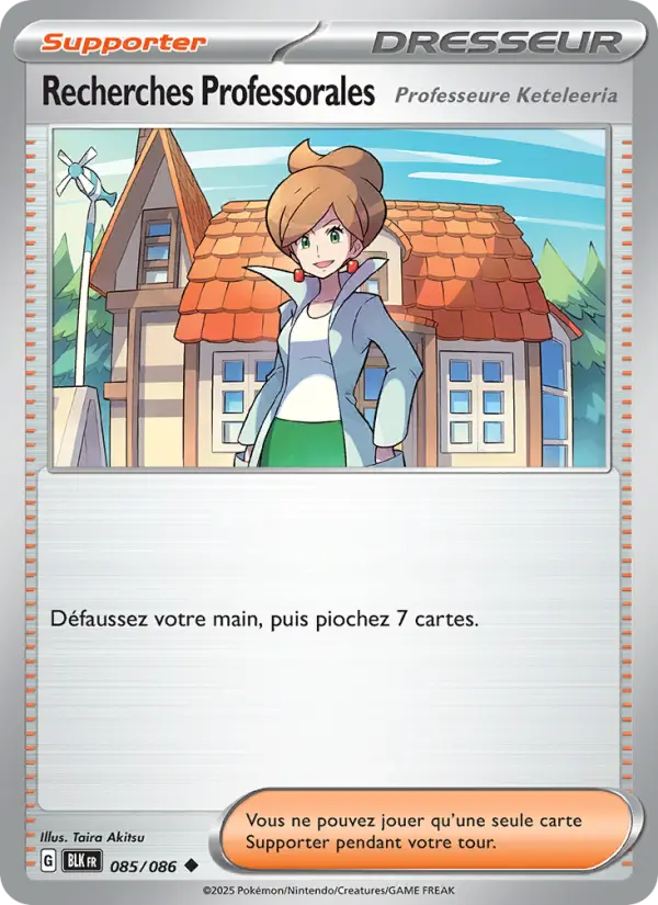 Carte Pokemon 085/086 Recherches Professorales Reverse | LorenZone