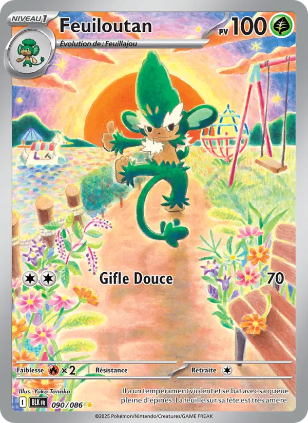 Carte Pokemon 090/086 Feuiloutan Illustration Rare | LorenZone