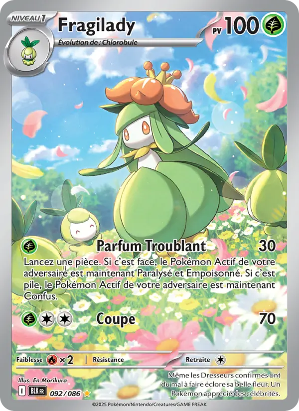 Carte Pokemon 092/086 Fragilady Illustration Rare | LorenZone