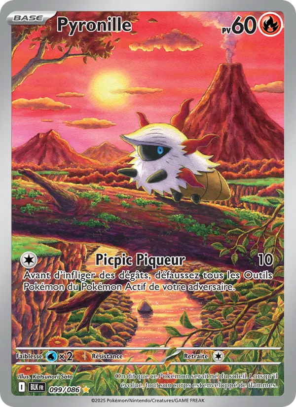 Carte Pokemon 099/086 Pyronille Illustration Rare | LorenZone