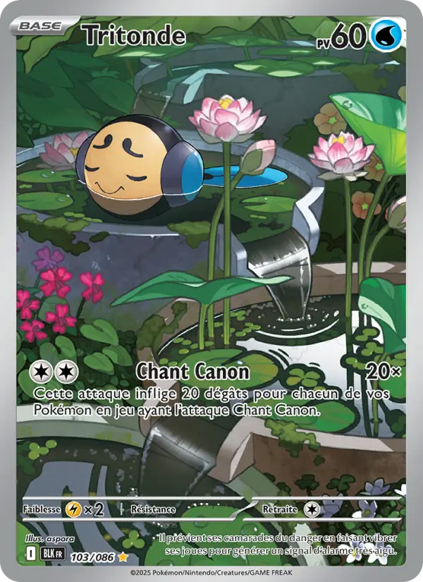 Carte Pokemon 103/086 Tritonde Illustration Rare | LorenZone