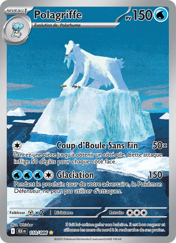 Carte Pokemon 110/086 Polagriffe Illustration Rare | LorenZone