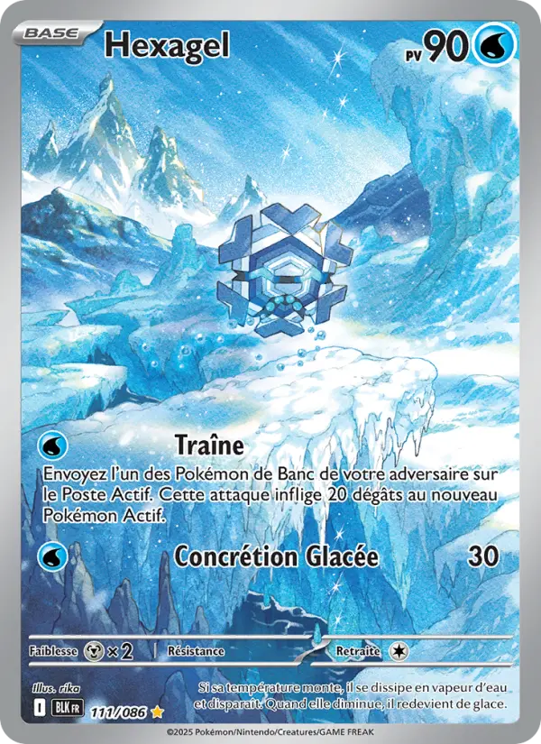 Carte Pokemon 111/086 Hexagel Illustration Rare | LorenZone