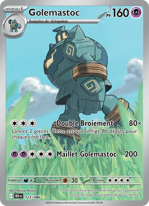 Carte Pokemon 123/086 Golemastoc Illustration Rare | LorenZone