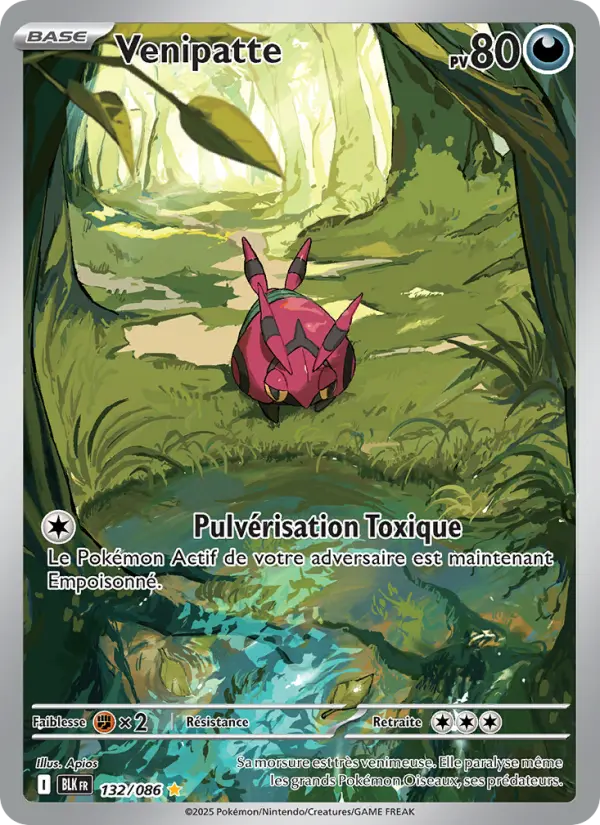Carte Pokemon 132/086 Venipatte Illustration Rare | LorenZone