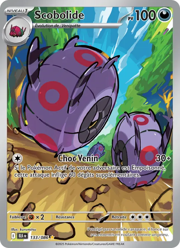 Carte Pokemon 133/086 Scobolide Illustration Rare | LorenZone