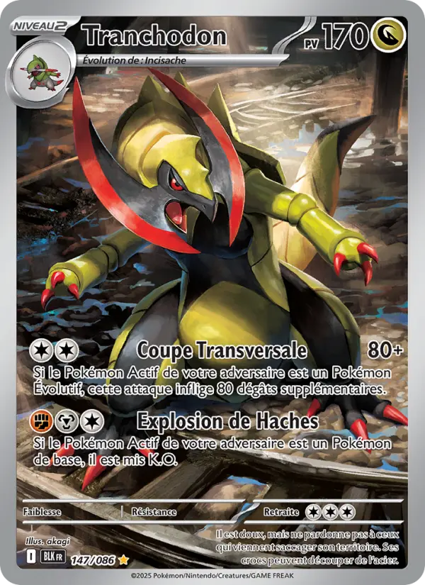 Carte Pokemon 147/086 Tranchodon Illustration Rare | LorenZone