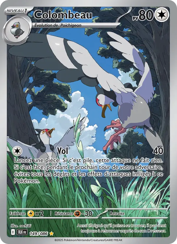 Carte Pokemon 149/086 Colombeau Illustration Rare | LorenZone