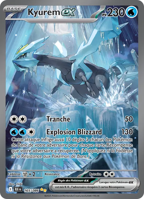 Carte Pokemon 165/086 Kyurem-ex Illustration Spéciale Rare | LorenZone