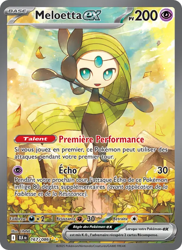 Carte Pokemon 167/086 Meloetta-ex Illustration Spéciale Rare | LorenZone