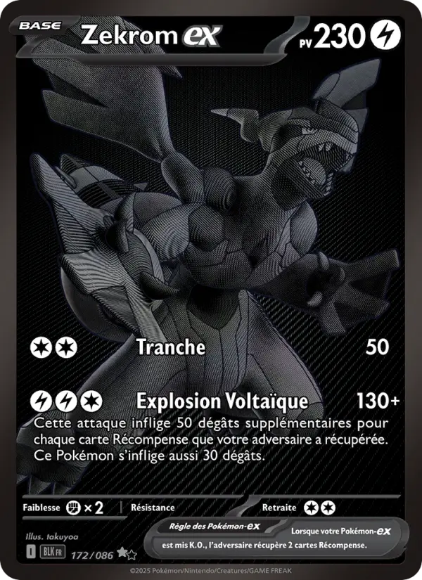 Carte Pokemon 172/086 Zekrom-ex Holo | LorenZone