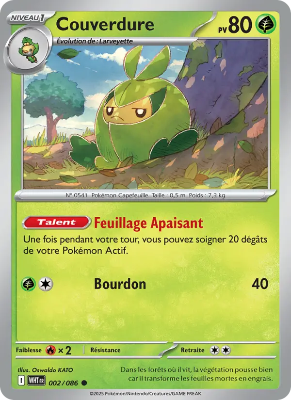 Carte Pokemon 002/086 Couverdure | LorenZone