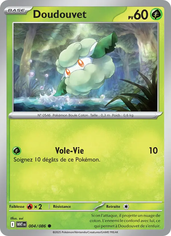 Carte Pokemon 004/086 Doudouvet | LorenZone