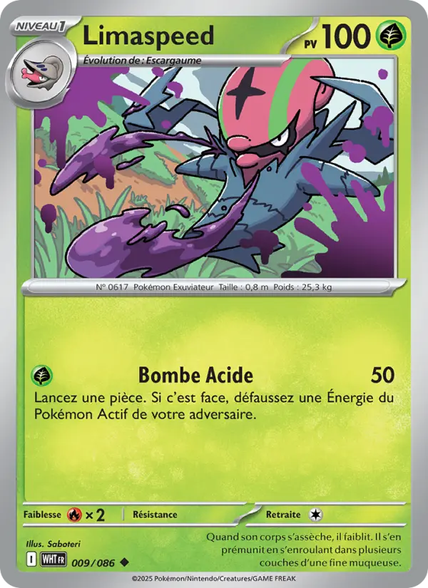 Carte Pokemon 009/086 Limaspeed | LorenZone