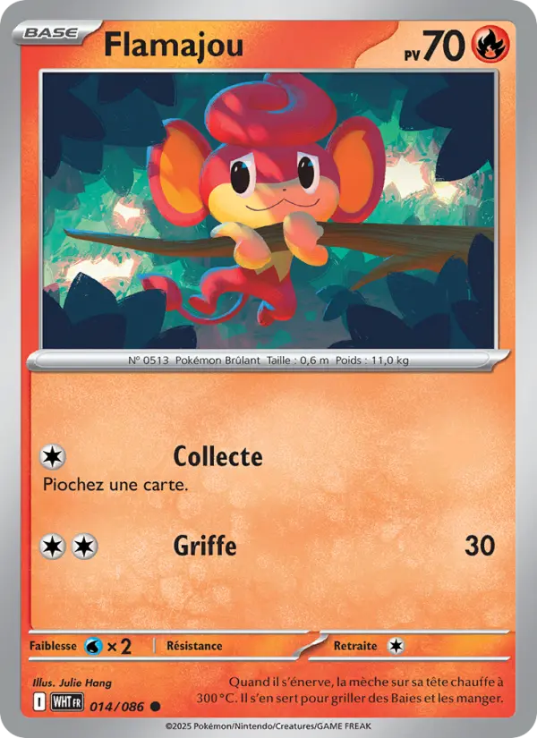 Carte Pokemon 014/086 Flamajou | LorenZone
