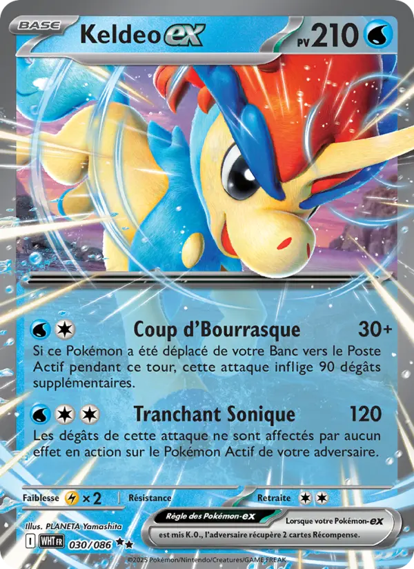 Carte Pokemon 030/086 Keldeo-ex | LorenZone