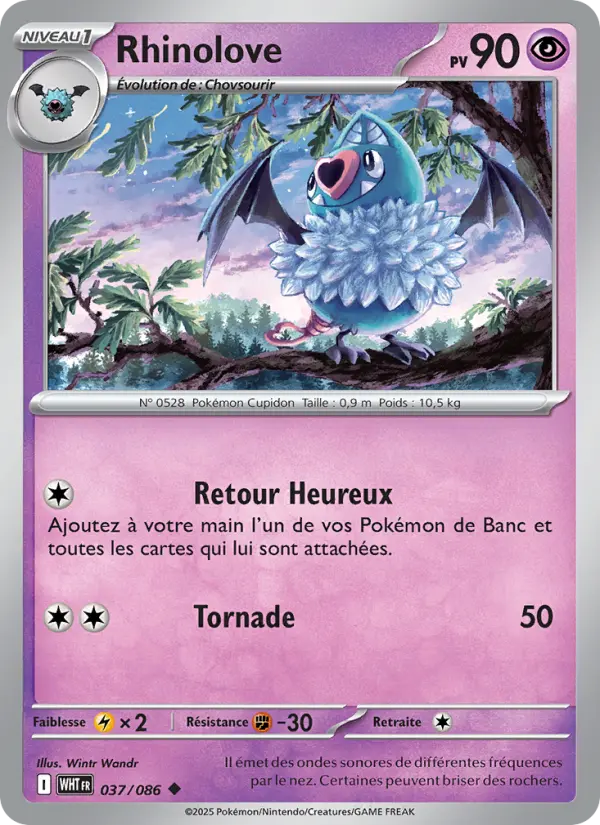 Carte Pokemon 037/086 Rhinolove | LorenZone