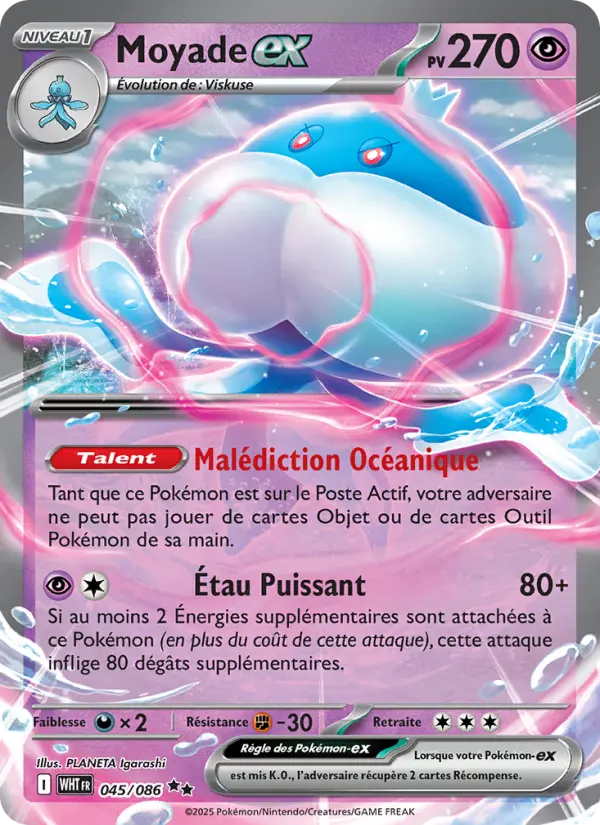 Carte Pokemon 045/086 Moyade-ex | LorenZone