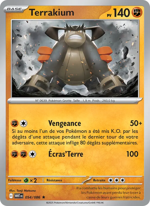 Carte Pokemon 054/086 Terrakium Holo | LorenZone