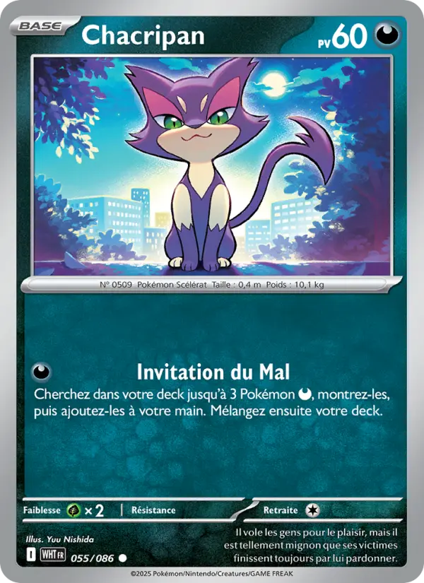 Carte Pokemon 055/086 Chacripan | LorenZone
