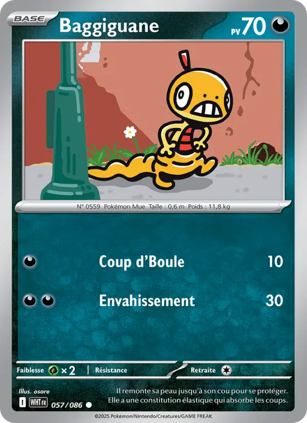 Carte Pokemon 057/086 Baggiguane | LorenZone