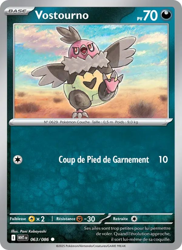 Carte Pokemon 063/086 Vostourno | LorenZone