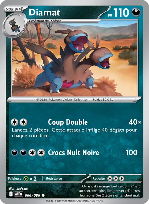 Carte Pokemon 066/086 Diamat | LorenZone