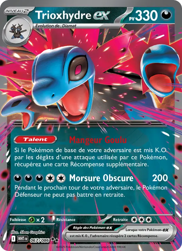 Carte Pokemon 067/086 Trioxhydre-ex | LorenZone