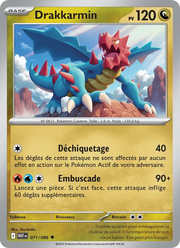Carte Pokemon 071/086 Drakkarmin | LorenZone