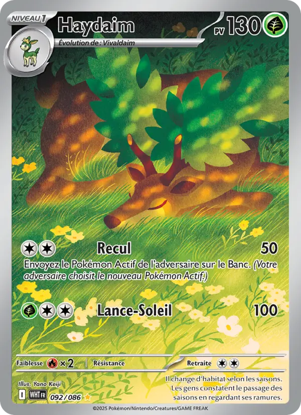 Carte Pokemon 092/086 Haydaim Illustration Rare | LorenZone